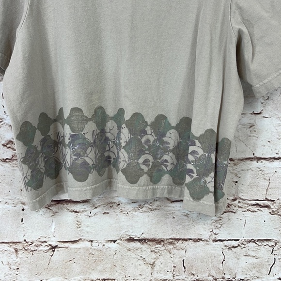 Vintage Blue Fish Cropped T Shirt - Picture 3 of 9